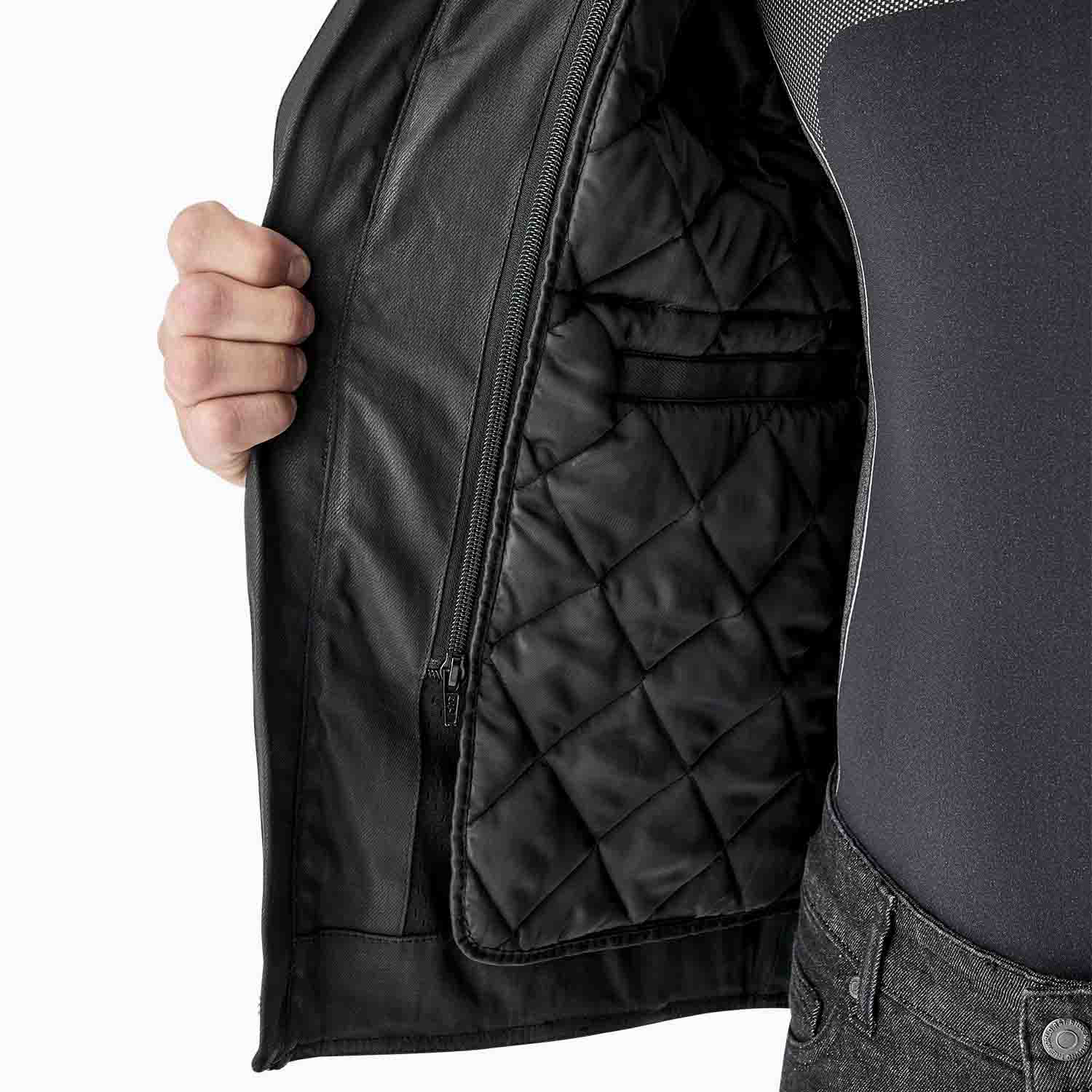 RST Brixton D3O Textile Jacket Black - FREE UK Shipping, FREE 365 Day Returns | Moto Central