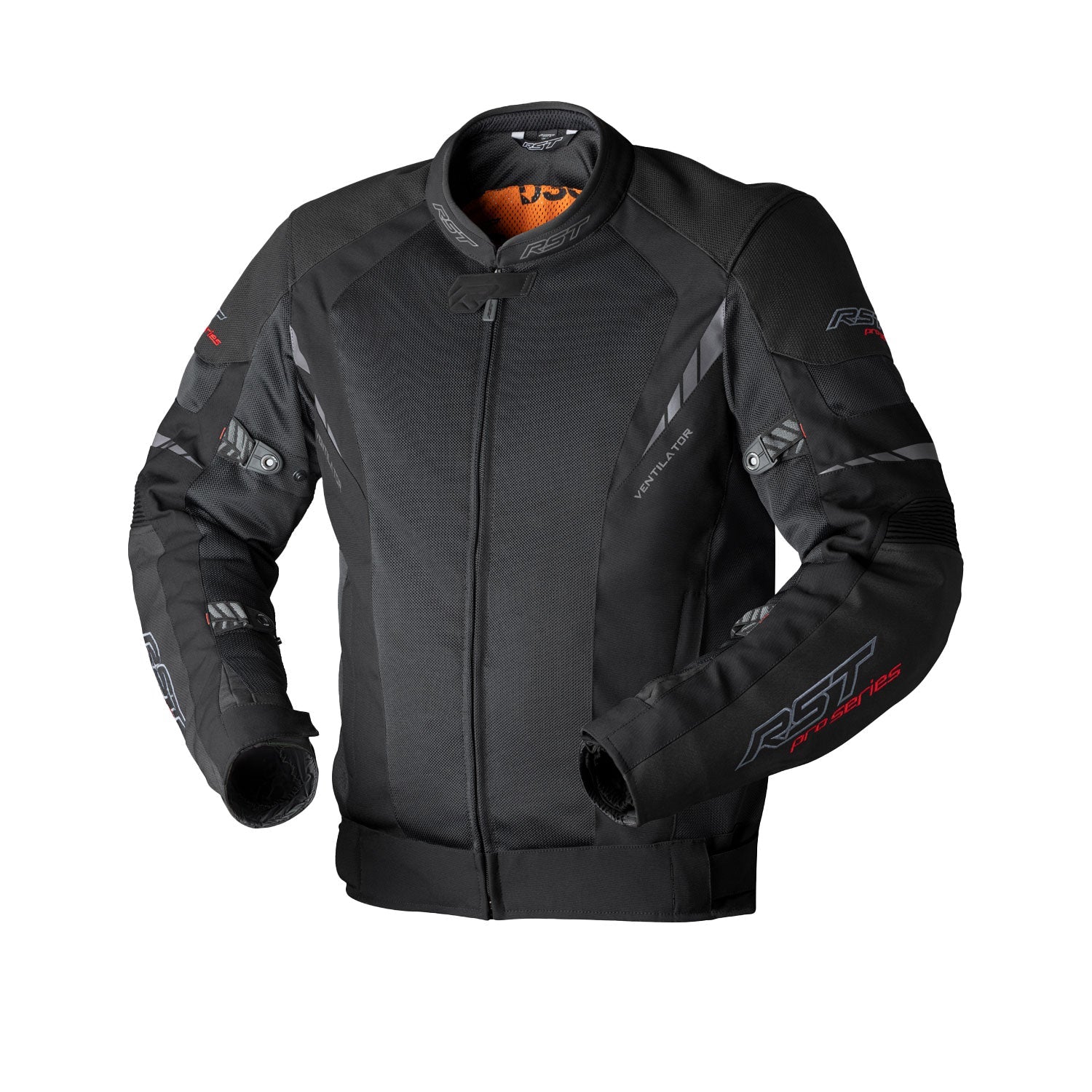 RST Pro Series Ventilator D3O Textile Jacket Black / Black