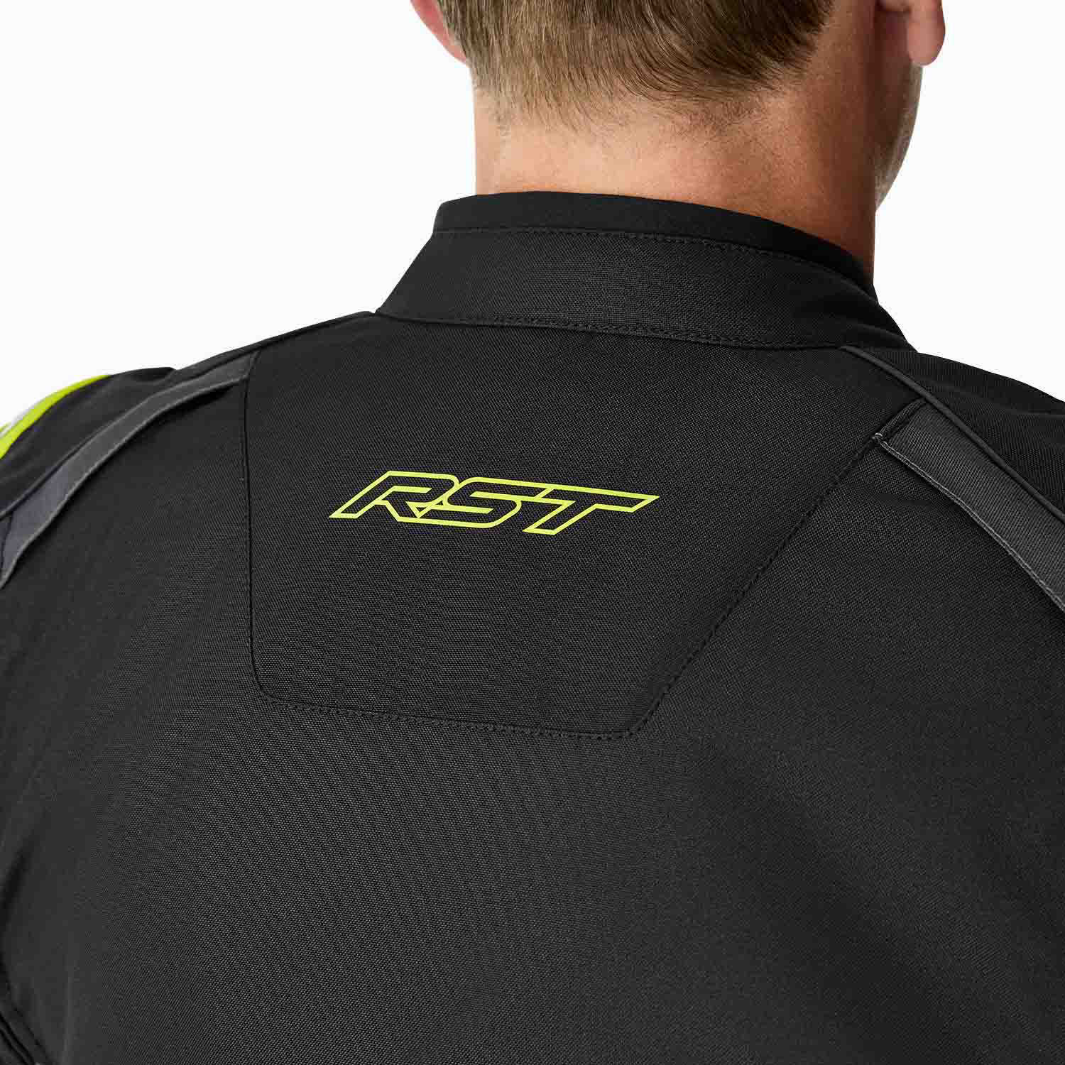RST S1 D3O Textile Jacket Black / Grey / Fluo Yellow - FREE UK Shipping, FREE 365 Day Returns | Moto Central