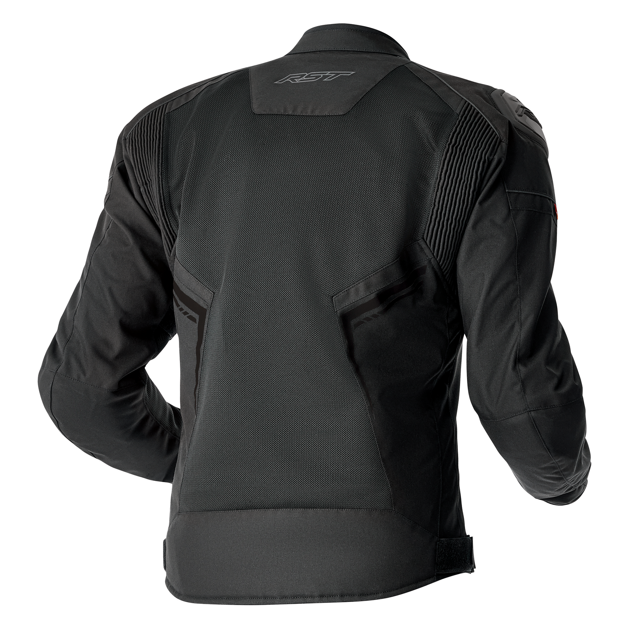 RST S1 Mesh D3O Textile Jacket Black / Black / Black - FREE UK Shipping, FREE 365 Day Returns | Moto Central