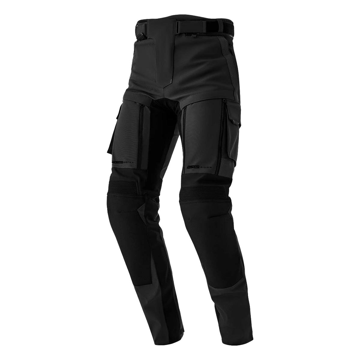 RST Pro Series Adventure D3O Ladies Textile Trouser Black / Black - front view