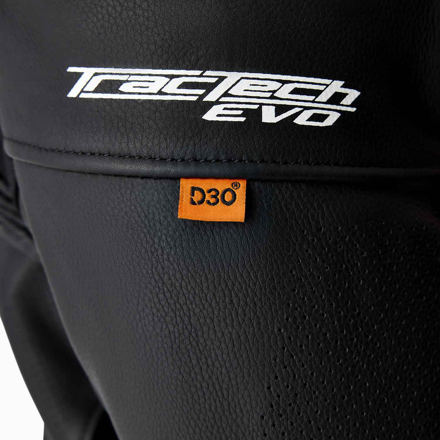 RST Tractech Evo D3O Leather Jacket Black / Fluo Red - FREE UK Shipping, FREE 365 Day Returns | Moto Central