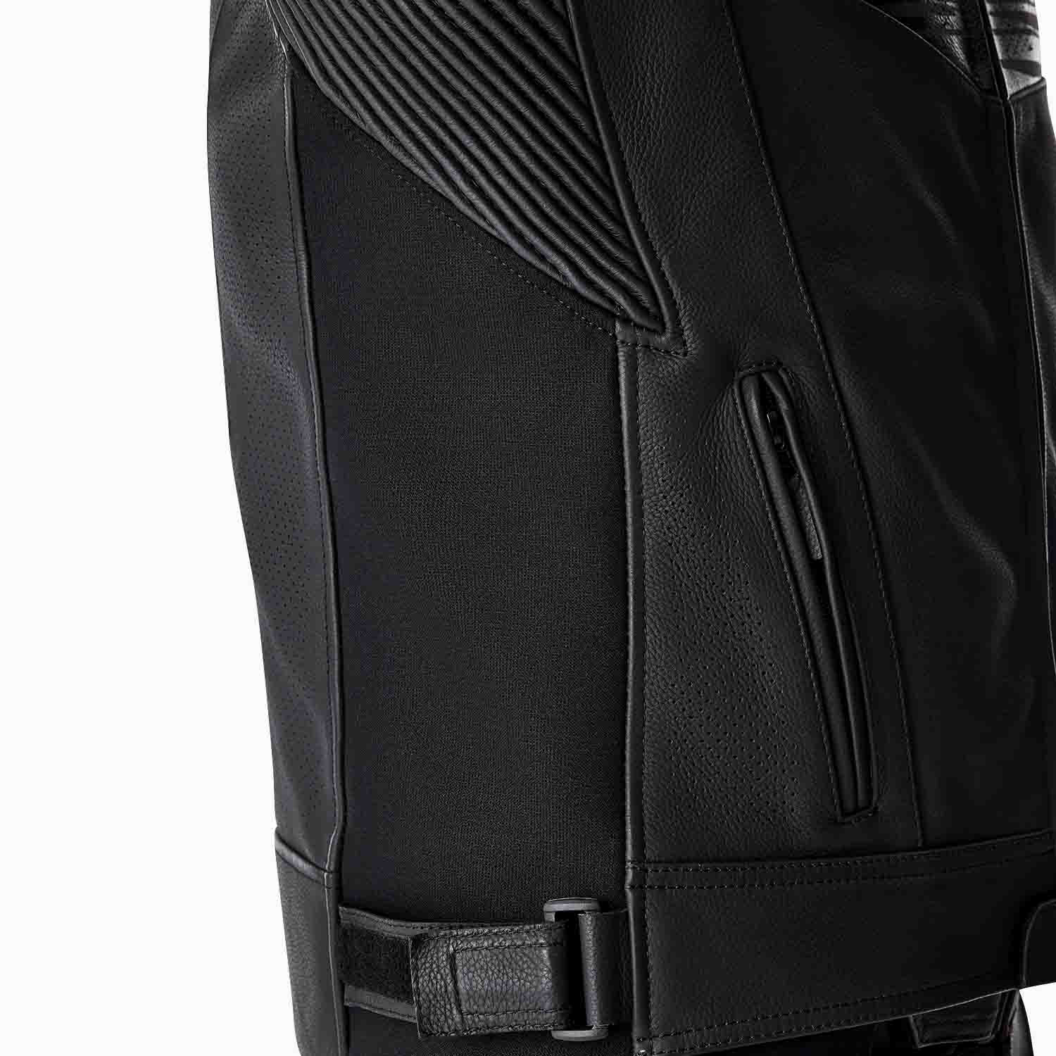 RST Tractech Evo D3O Leather Jacket Black / White - FREE UK Shipping, FREE 365 Day Returns | Moto Central