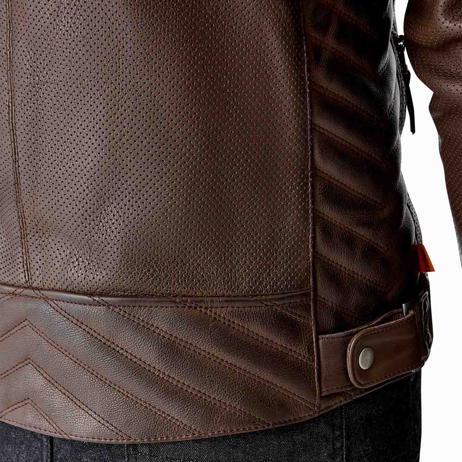 RST Roadster Air D3O Leather Jacket Brown - FREE UK Shipping, FREE 365 Day Returns | Moto Central