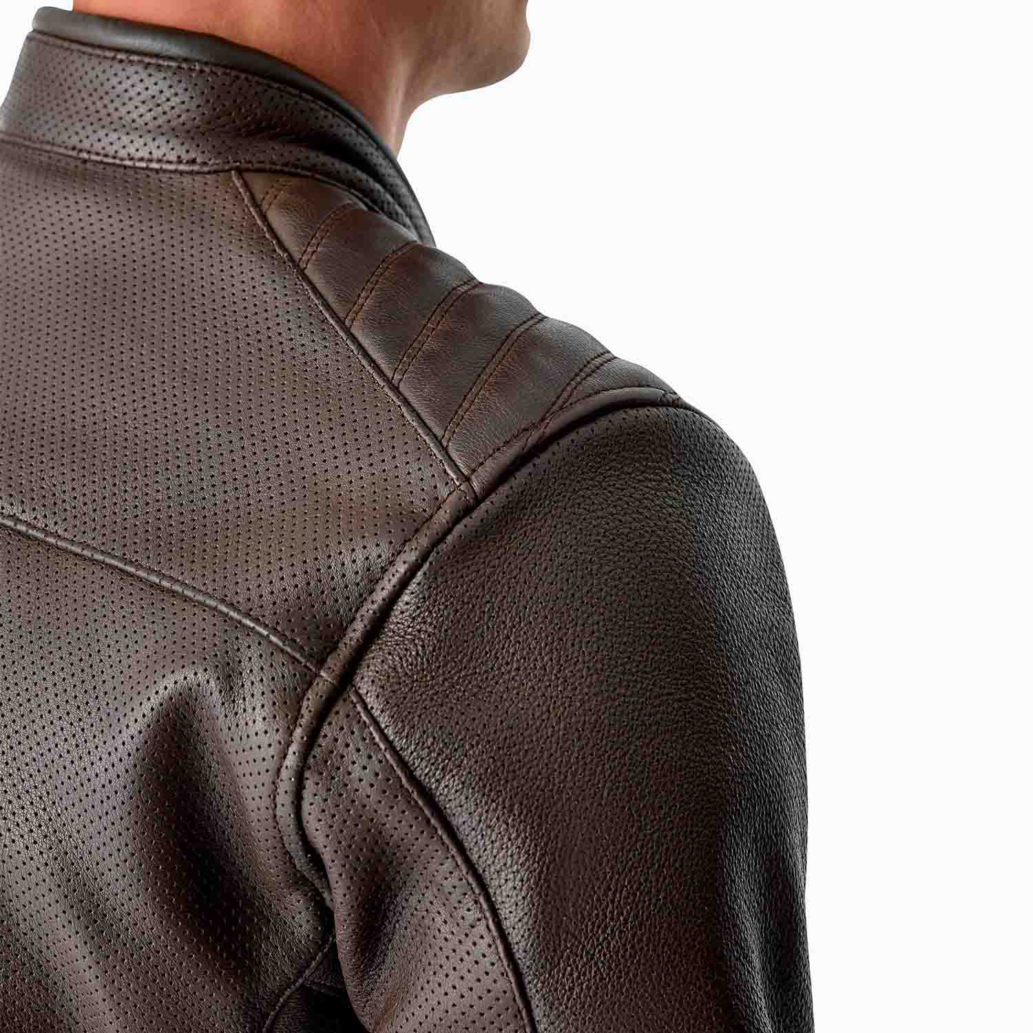 RST Roadster Air D3O Leather Jacket Brown - FREE UK Shipping, FREE 365 Day Returns | Moto Central