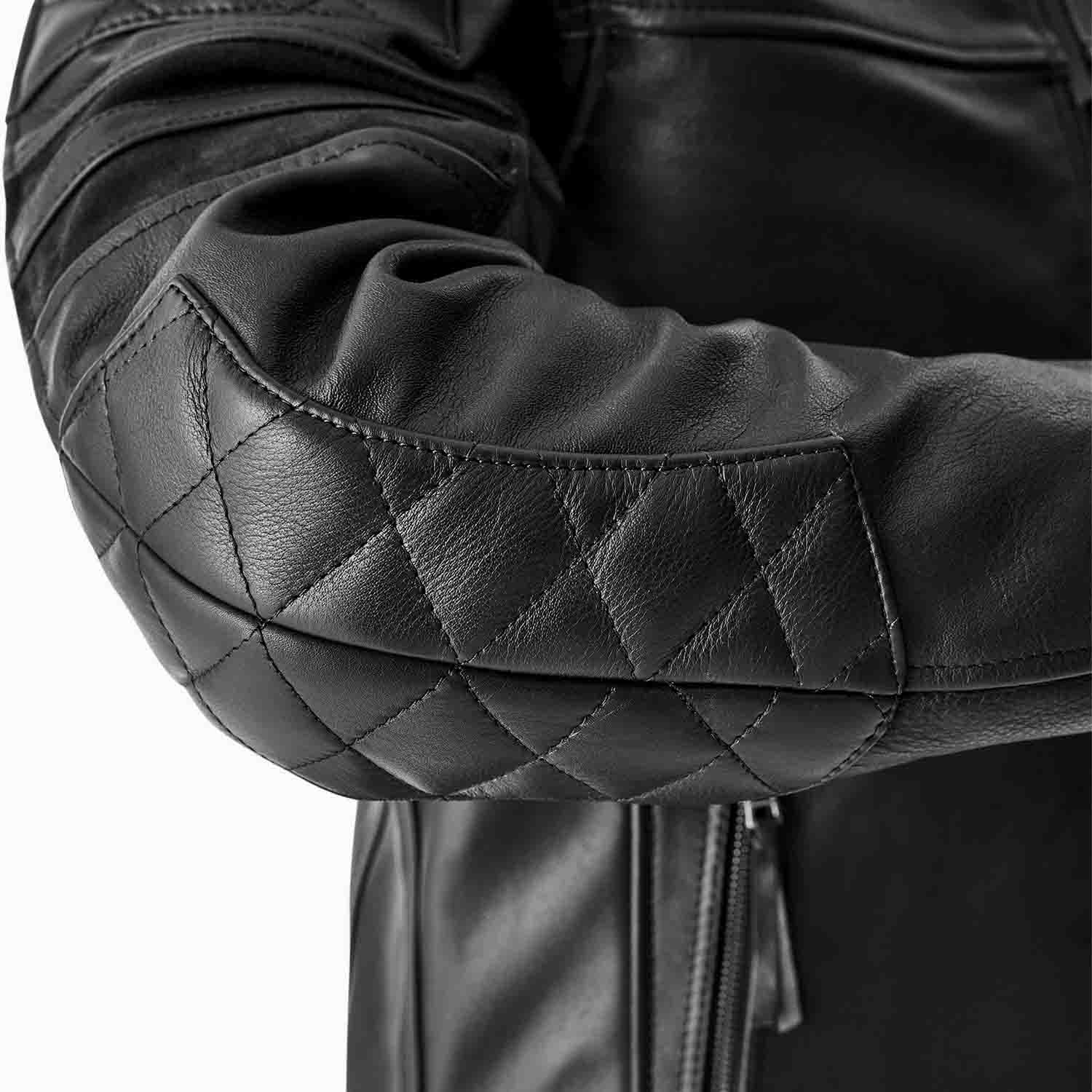 RST Hillberry D3O Leather Jacket Black - FREE UK Shipping, FREE 365 Day Returns | Moto Central