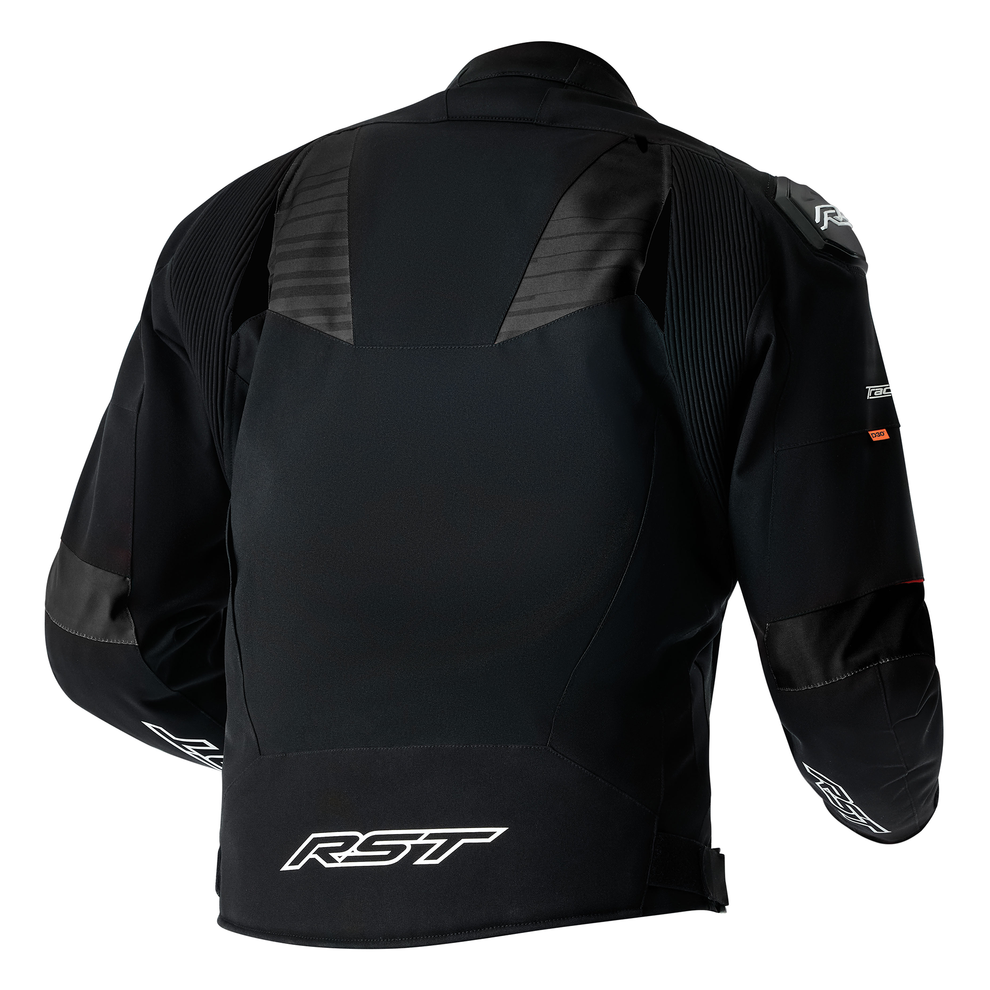 RST Tractech Evo D3O Textile Jacket Black / White - FREE UK Shipping, FREE 365 Day Returns | Moto Central