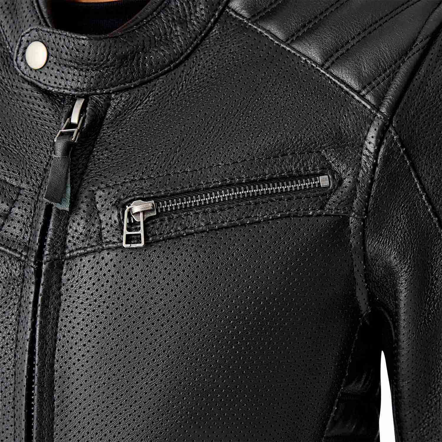 RST Roadster Air D3O Ladies Leather Jacket Black - FREE UK Shipping, FREE 365 Day Returns | Moto Central