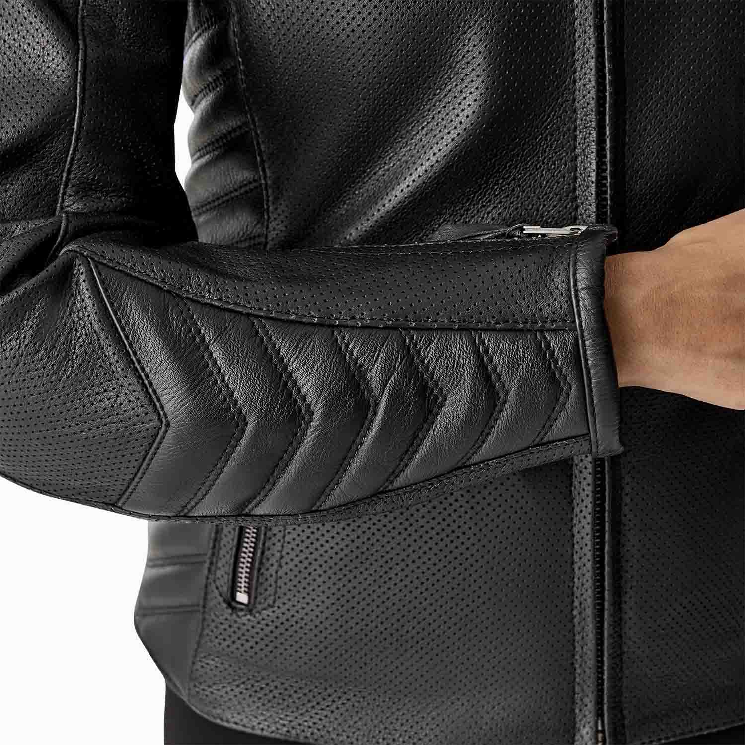 RST Roadster Air D3O Ladies Leather Jacket Black - FREE UK Shipping, FREE 365 Day Returns | Moto Central