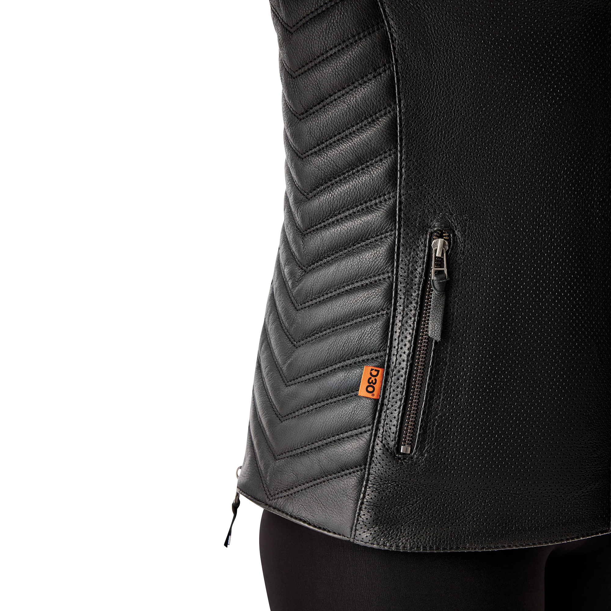 RST Roadster Air D3O Ladies Leather Jacket Black - FREE UK Shipping, FREE 365 Day Returns | Moto Central