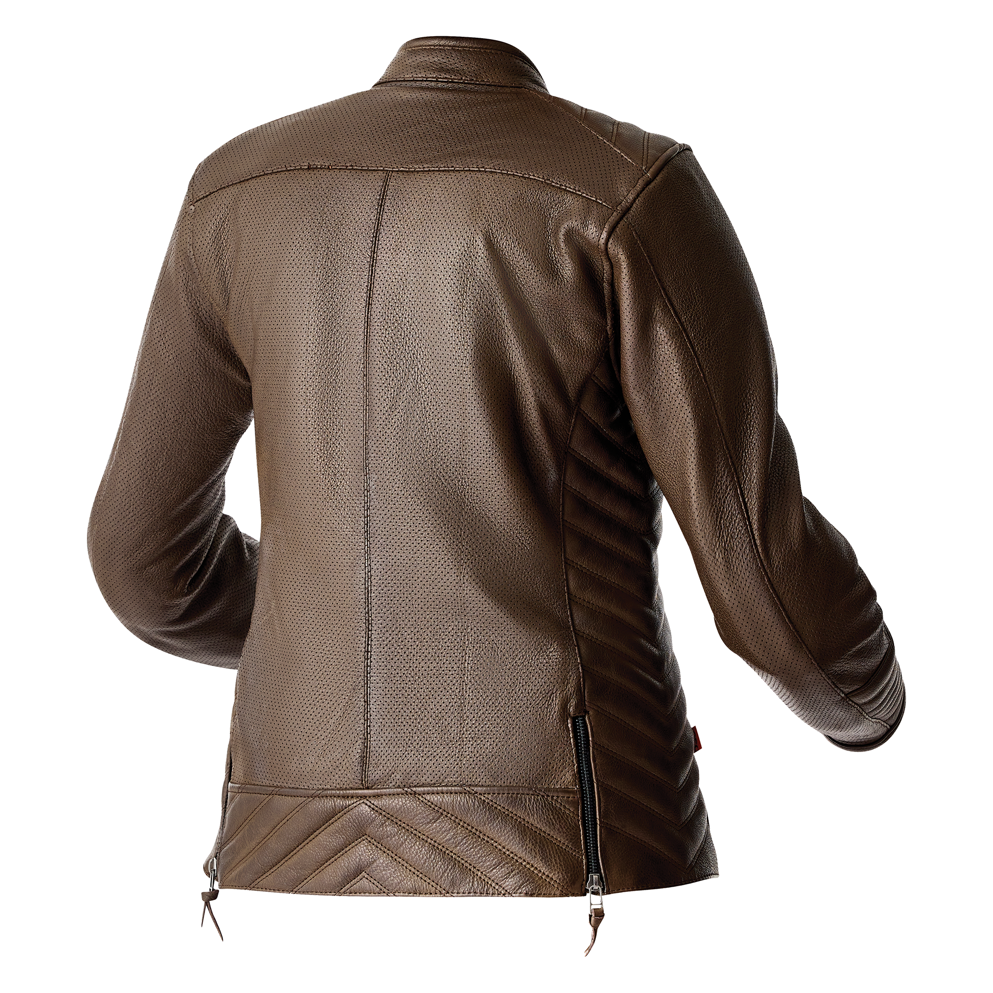 RST Roadster Air D3O Ladies Leather Jacket Brown - FREE UK Shipping, FREE 365 Day Returns | Moto Central