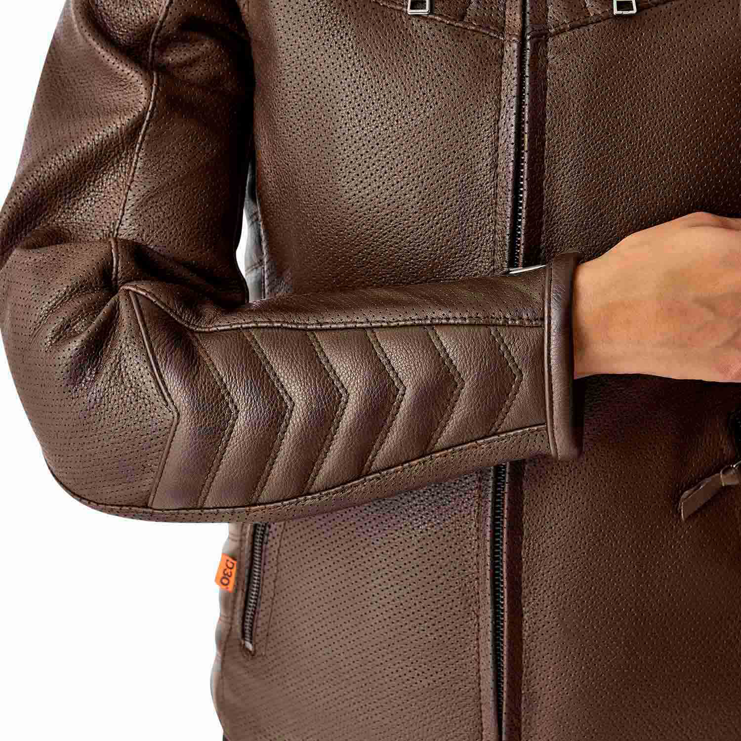 RST Roadster Air D3O Ladies Leather Jacket Brown - FREE UK Shipping, FREE 365 Day Returns | Moto Central