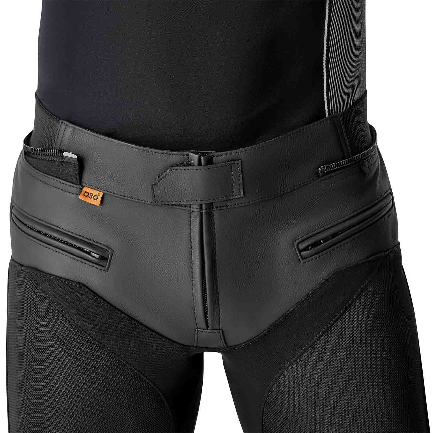 RST S1 Mesh D3O Leather Trouser Black - FREE UK Shipping, FREE 365 Day Returns | Moto Central