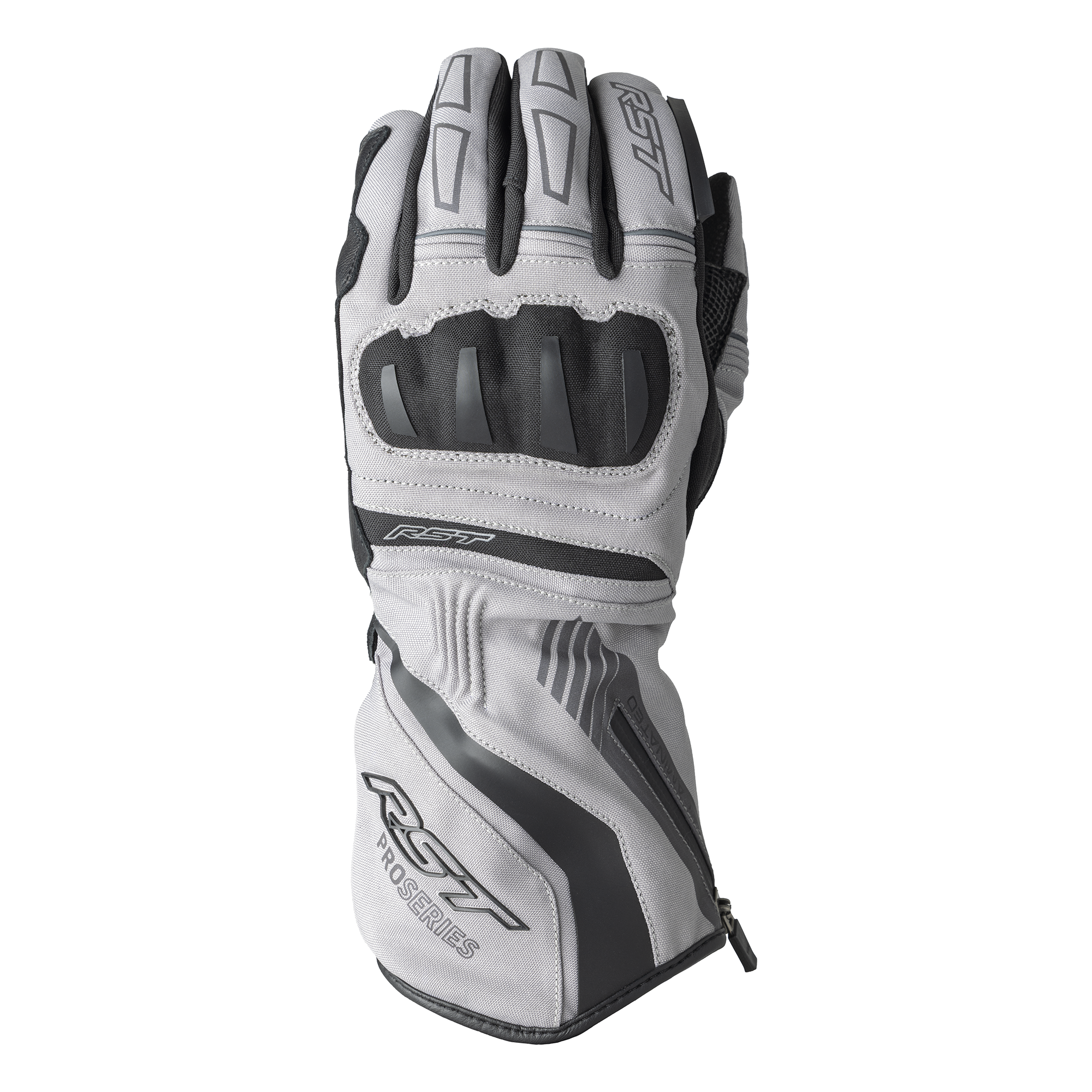 RST Pro Series Vega Waterproof Gloves Silver - FREE UK Shipping, FREE 365 Day Returns | Moto Central