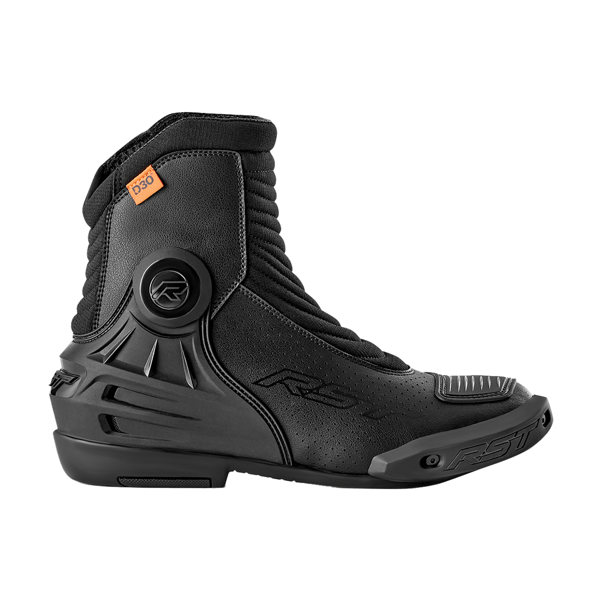 RST Tractech Evo Short D3O Boots Black / Black - FREE UK Shipping, FREE 365 Day Returns | Moto Central