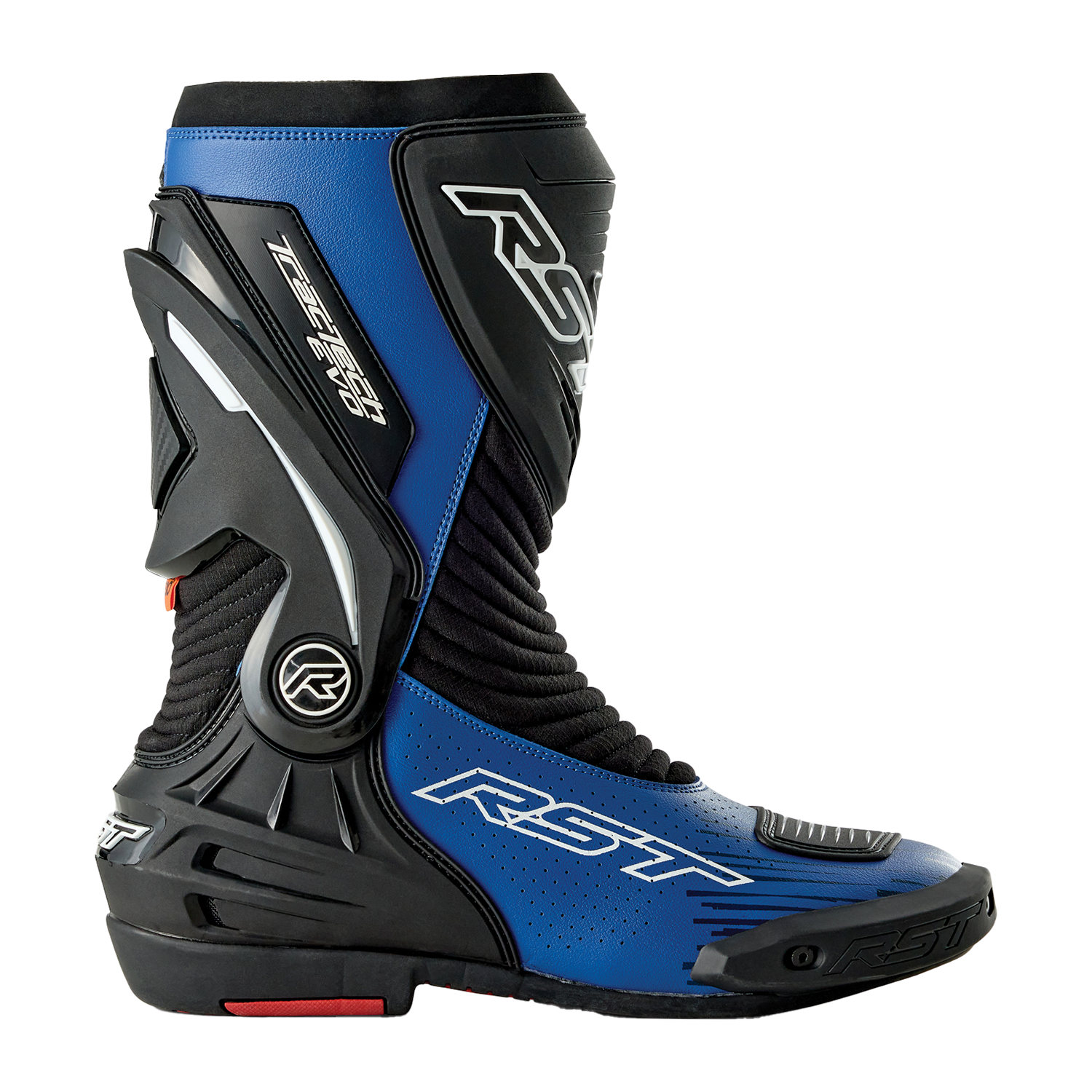 RST Tractech Evo D3O Boots Black / Blue - FREE UK Shipping, FREE 365 Day Returns | Moto Central