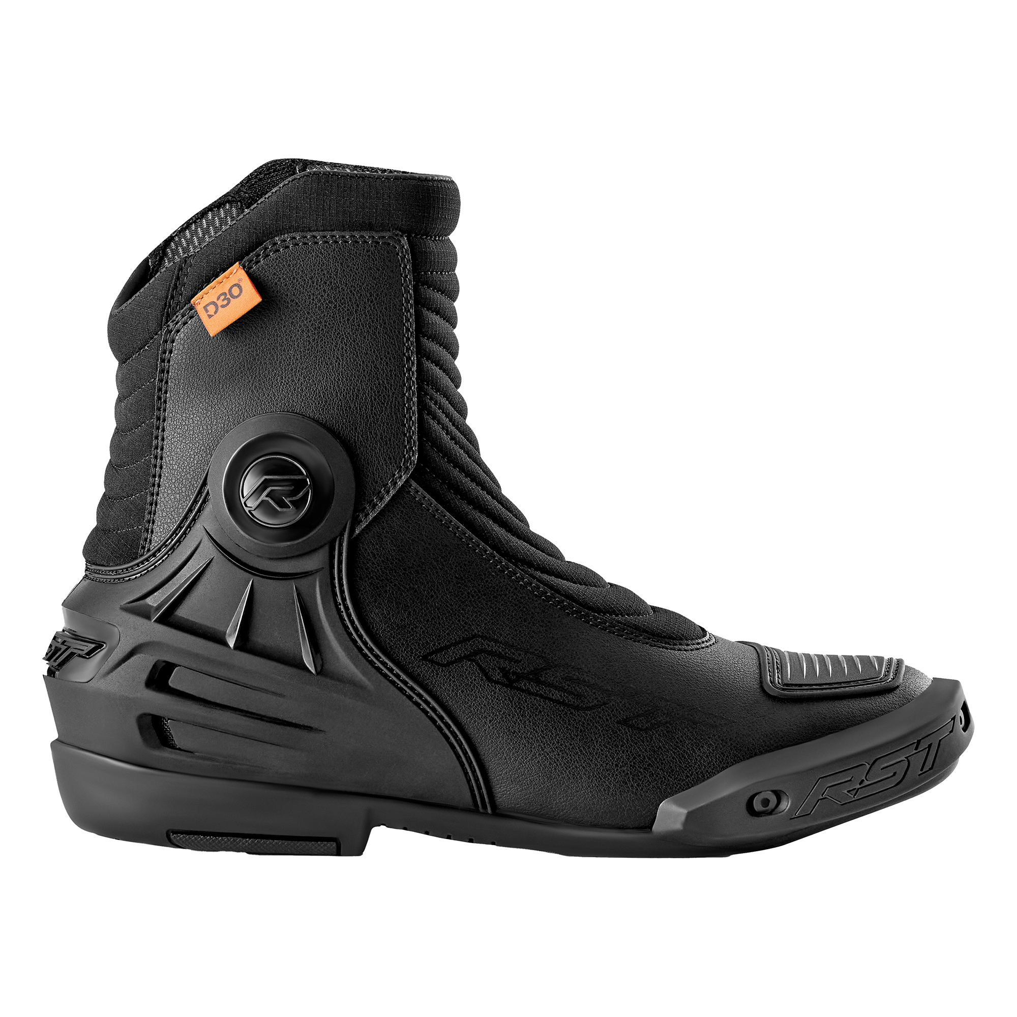RST Tractech Evo Short D3O Waterproof Boots Black / Black - FREE UK Shipping, FREE 365 Day Returns | Moto Central