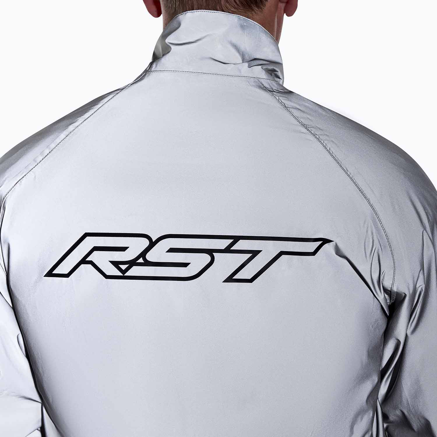 RST Nightrider Waterproof Jacket Silver - FREE UK Shipping, FREE 365 Day Returns | Moto Central