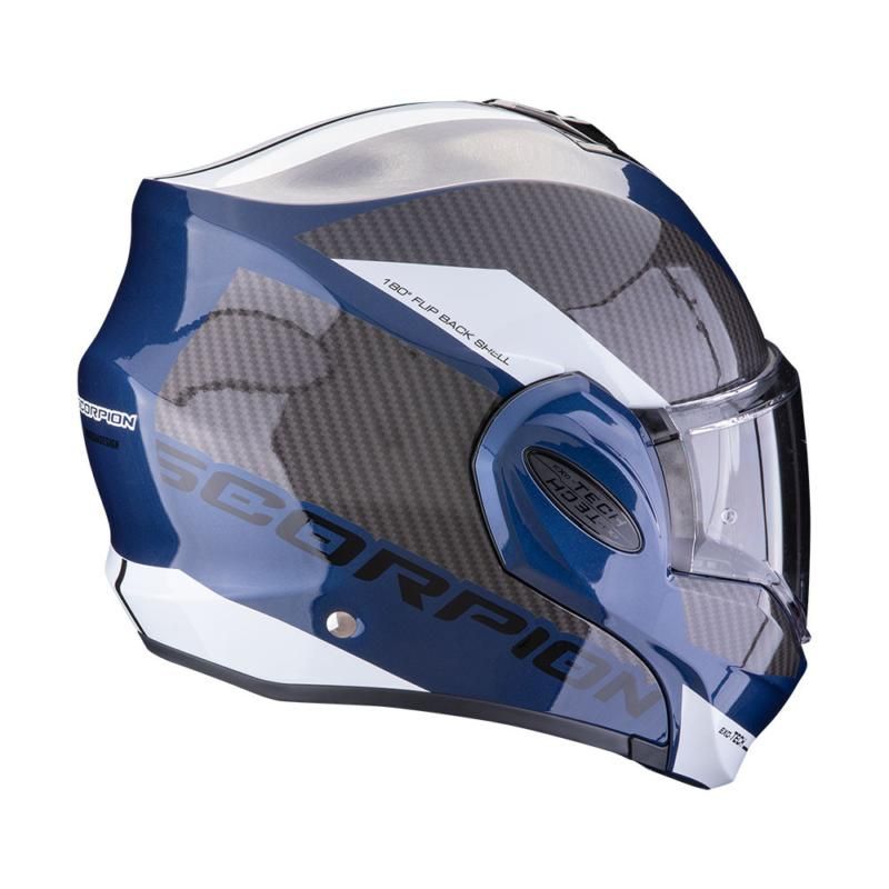 Scorpion EXO-Tech Evo Team Blue / Black / White FREE UK Delivery, FREE 365 Day Returns | Moto Central