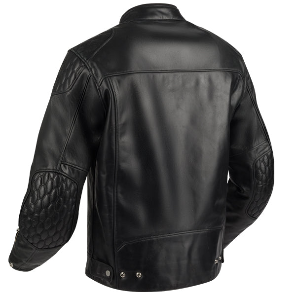 Segura Curtis Leather Jacket Black FREE UK Delivery, FREE 365 Day Returns | Moto Central