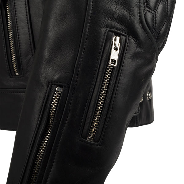 Segura Curtis Leather Jacket Black FREE UK Delivery, FREE 365 Day Returns | Moto Central