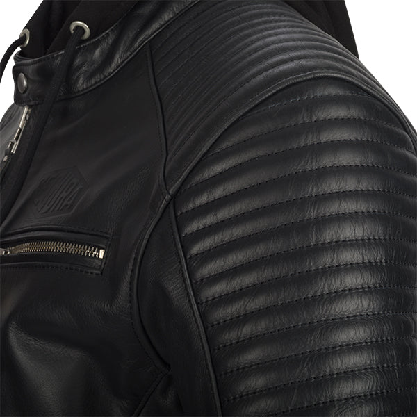 Segura Dorian 2 Leather Jacket Black FREE UK Delivery, FREE 365 Day Returns | Moto Central