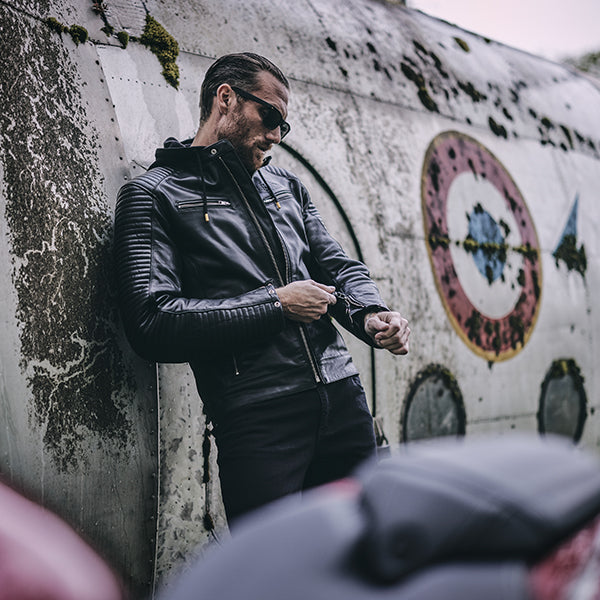 Segura Dorian 2 Leather Jacket Black FREE UK Delivery, FREE 365 Day Returns | Moto Central