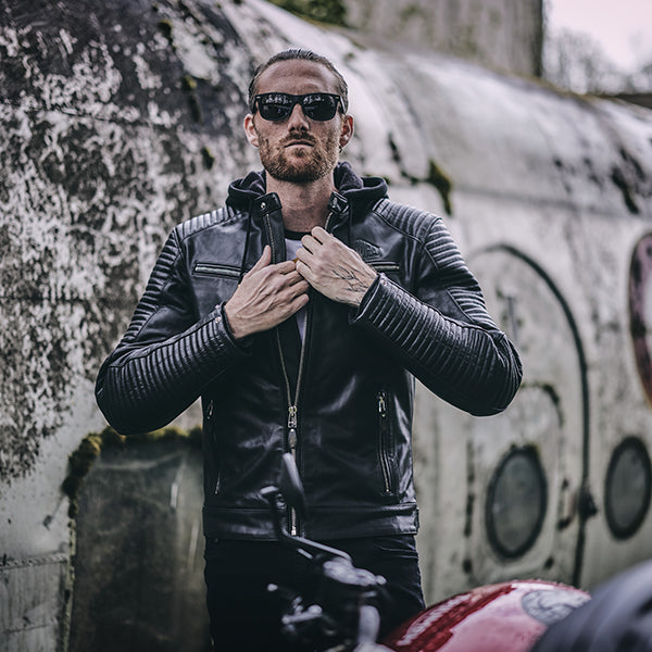 Segura Dorian 2 Leather Jacket Black FREE UK Delivery, FREE 365 Day Returns | Moto Central