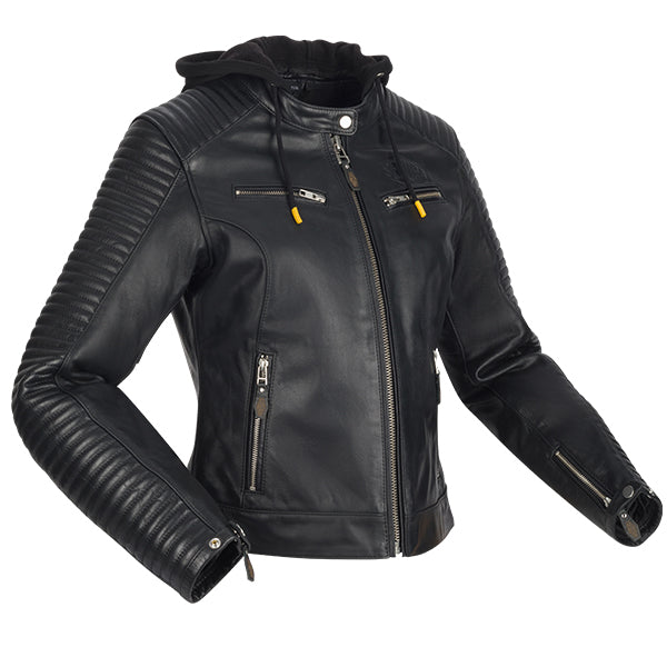 Segura Dorian 2 Ladies Leather Jacket Black FREE UK Delivery, FREE 365 Day Returns | Moto Central