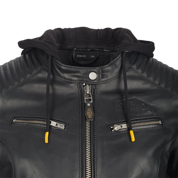 Segura Dorian 2 Ladies Leather Jacket Black FREE UK Delivery, FREE 365 Day Returns | Moto Central