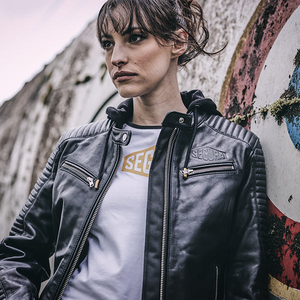 Segura Dorian 2 Ladies Leather Jacket Black FREE UK Delivery, FREE 365 Day Returns | Moto Central