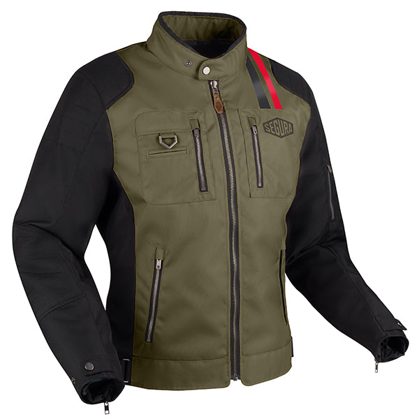 Segura Scorpio Textile Jacket Black / Khaki FREE UK Delivery, FREE 365 Day Returns | Moto Central