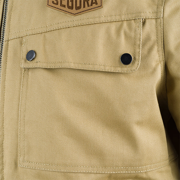 Segura Tampico Textile Jacket Beige FREE UK Delivery, FREE 365 Day Returns | Moto Central