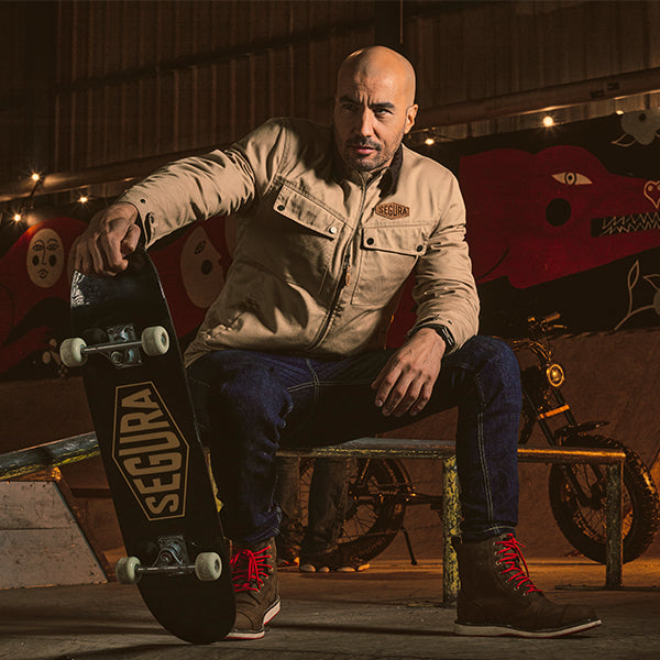 Segura Tampico Textile Jacket Beige FREE UK Delivery, FREE 365 Day Returns | Moto Central