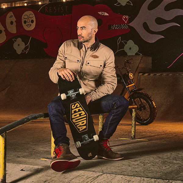 Segura Tampico Textile Jacket Beige FREE UK Delivery, FREE 365 Day Returns | Moto Central