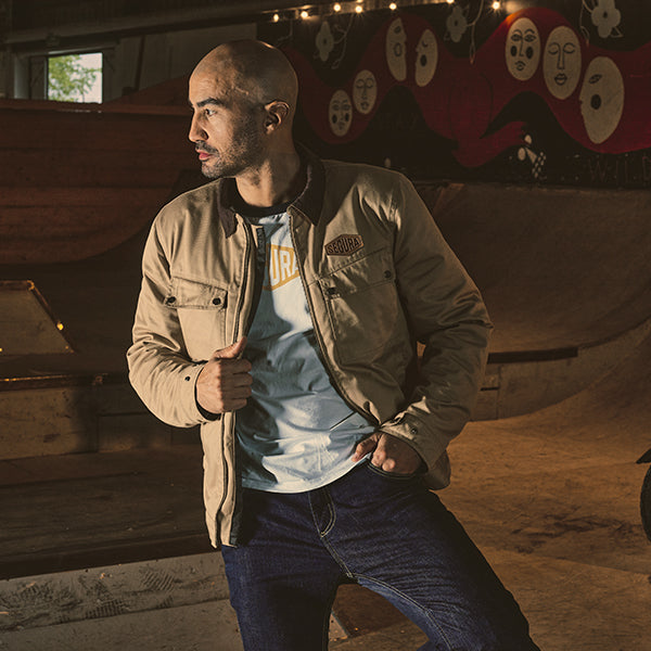 Segura Tampico Textile Jacket Beige FREE UK Delivery, FREE 365 Day Returns | Moto Central