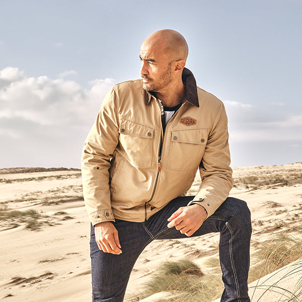 Segura Tampico Textile Jacket Beige FREE UK Delivery, FREE 365 Day Returns | Moto Central
