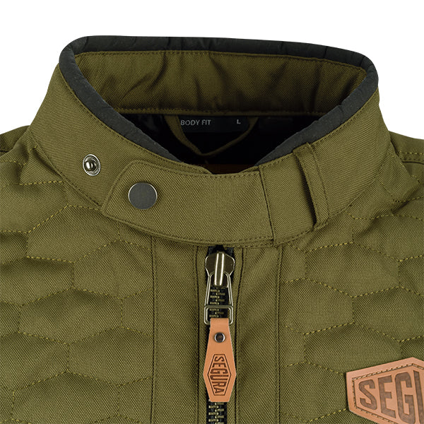 Segura Richter Textile Jacket Khaki FREE UK Delivery, FREE 365 Day Returns | Moto Central