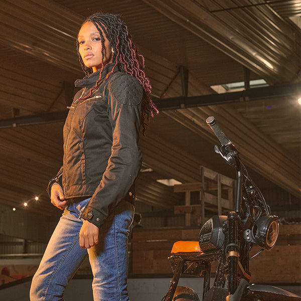 Segura Tina Ladies Textile Jacket Black FREE UK Delivery, FREE 365 Day Returns | Moto Central