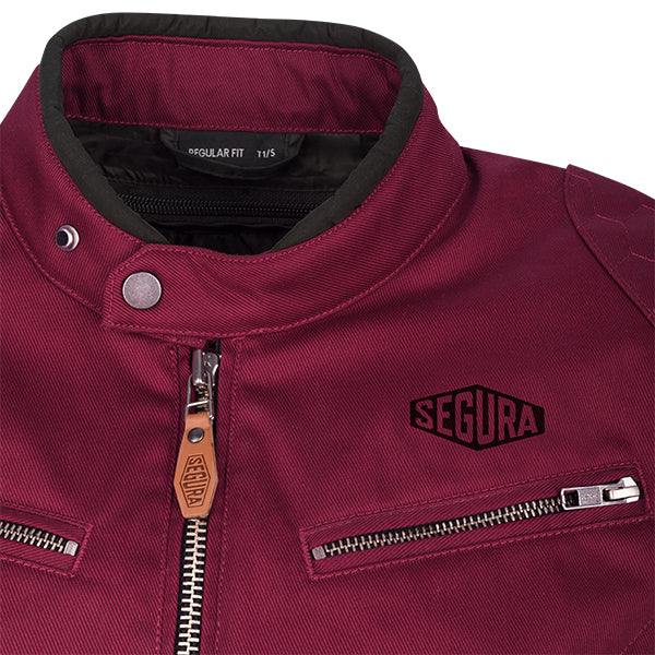 Segura Tina Ladies Textile Jacket Burgundy FREE UK Delivery, FREE 365 Day Returns | Moto Central