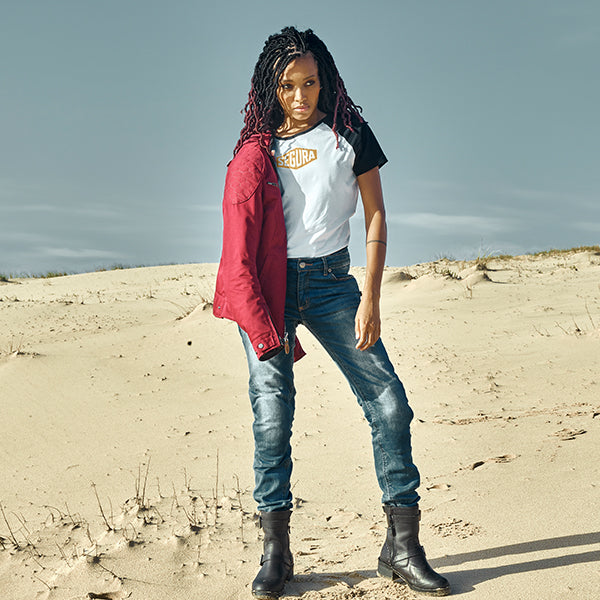 Segura Tina Ladies Textile Jacket Burgundy FREE UK Delivery, FREE 365 Day Returns | Moto Central