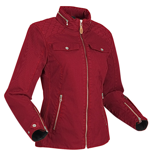 Segura Bahia Ladies Textile Jacket Red FREE UK Delivery, FREE 365 Day Returns | Moto Central