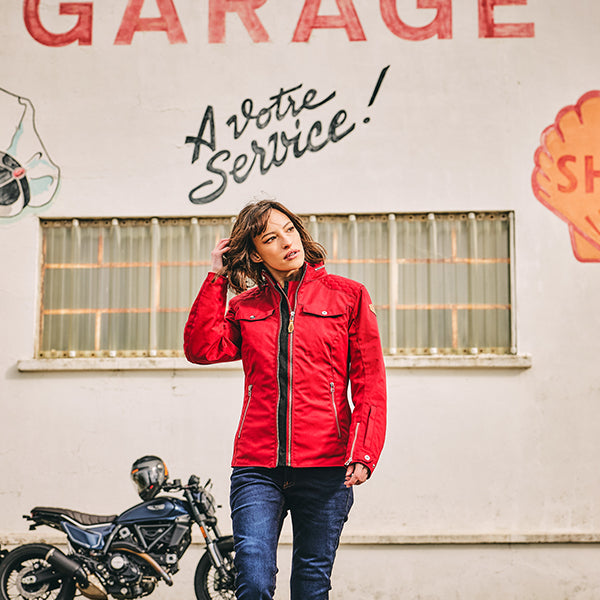 Segura Bahia Ladies Textile Jacket Red FREE UK Delivery, FREE 365 Day Returns | Moto Central