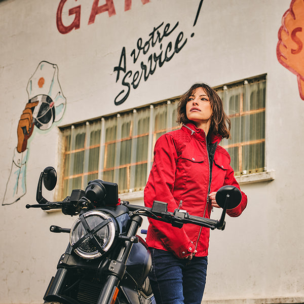 Segura Bahia Ladies Textile Jacket Red FREE UK Delivery, FREE 365 Day Returns | Moto Central