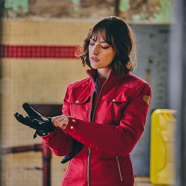 Segura Bahia Ladies Textile Jacket Red FREE UK Delivery, FREE 365 Day Returns | Moto Central