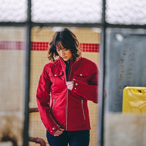 Segura Bahia Ladies Textile Jacket Red FREE UK Delivery, FREE 365 Day Returns | Moto Central