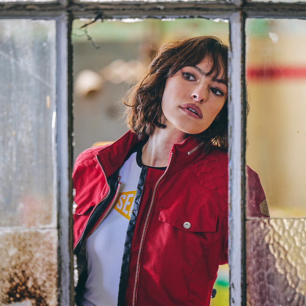 Segura Bahia Ladies Textile Jacket Red FREE UK Delivery, FREE 365 Day Returns | Moto Central