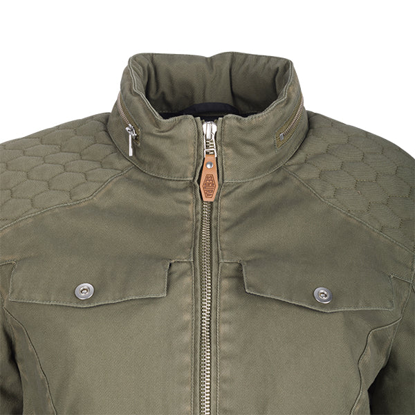 Segura Bahia Ladies Textile Jacket Khaki FREE UK Delivery, FREE 365 Day Returns | Moto Central