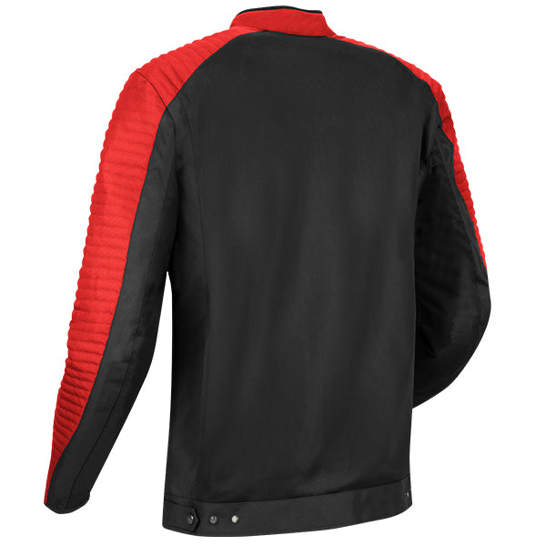 Segura Dikinson Textile Jacket Black / Red FREE UK Delivery, FREE 365 Day Returns | Moto Central