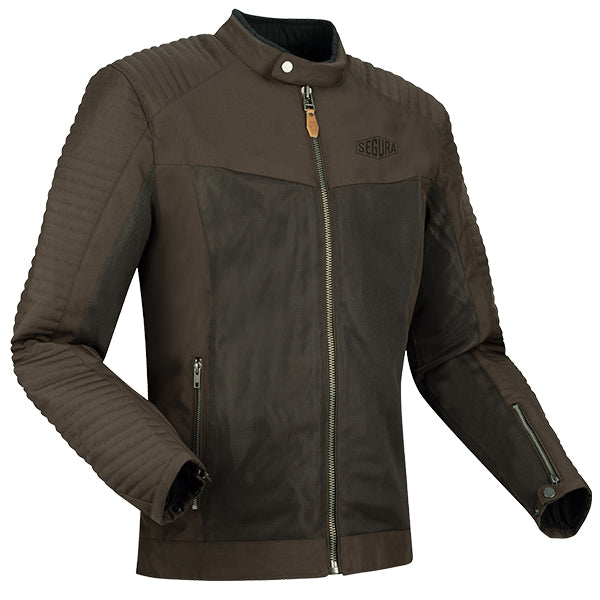 Segura Dikinson Textile Jacket Brown FREE UK Delivery, FREE 365 Day Returns | Moto Central